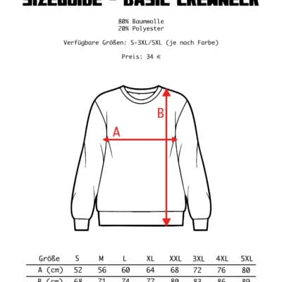 Alternative view of GSW2515 - Aqua Crewneck - Standard