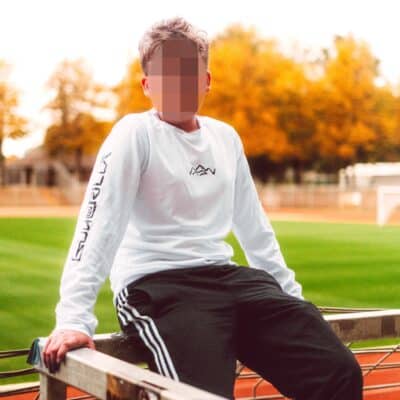 Alternative view of GSW2523 - Mesh Longsleeve - White